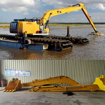 14 m langer Ausleger für CAT CAT320-Bagger zum Ausbaggern von Flüssen