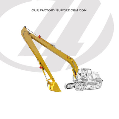 Zwei Schichten Rillen geschweißte 18M Long Reach Arm für Bagger 320D PC200 ZX200