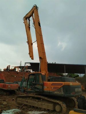 CER-Bescheinigung 23M Q355B hoher Reichweiten-Demolierungs-Boom-Bagger Long Reach, 385 Hyundai langer Boom-Bagger
