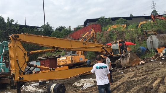 CER-Bescheinigung 23M Q355B hoher Reichweiten-Demolierungs-Boom-Bagger Long Reach, 385 Hyundai langer Boom-Bagger