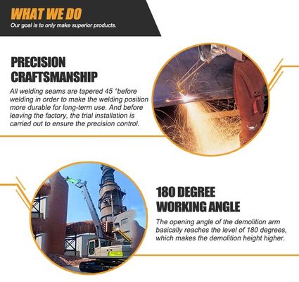 Demolierungs-Bagger Long Reach Boom Q355B Q690D für