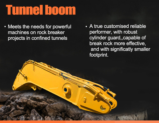 Hohe Festigkeit Bagger Tunnel Boom kurzer Boom Bagger Langstreckenarm für Bagger für Katze Hitachi Komatsu Zoomlion