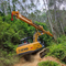 Forstwirtschaft Baumpflege Handler Bagger Teleskoparm mit Greif für Katzen Hitachi Komatsu Kobelco