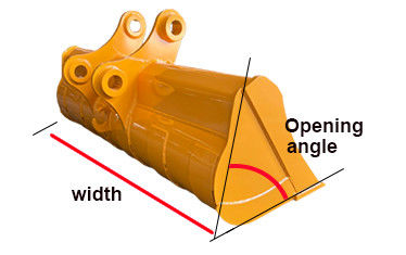 Für Komatsu für erpillar Hitachi Bagger für Komatsu für erpillar Minibagger Hydraulische Schlammreinigung Tilt Eimer