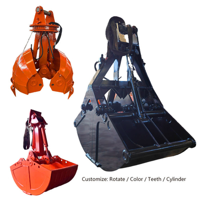Heiß Gelb/Grau/Etc Komatsu Dauerhafte Muschelschalen Eimer Minibagger Eimer für Bagger Sieb Eimer Rake Eimer