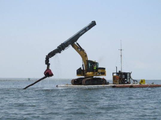 25 Meter langer Bagger-Teleskopausleger, 0,42 cbm Bagger-Langstreckenausleger