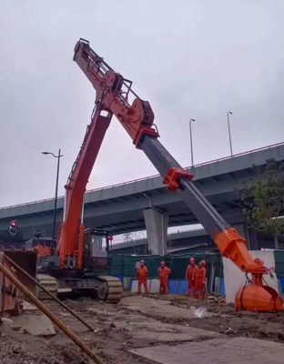 Dreiteiliger Teleskopausleger für Betonpumpenbagger mit großer Reichweite für CAT Hitachi Kobelco