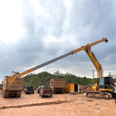 Starke lange Strecke Telescopic Booms 14m des Bagger-CAT320 mit Hochleistungseimer