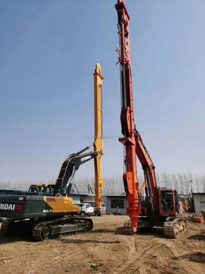 Hochwirksamer Bagger Teleskop-Boom Langstrecken-Boom-Bugger zum tieferen Graben Teleskop-Boom-Bugger Klammschal