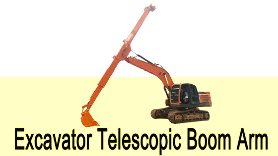 Hochpräzisionsbagger Zwei-Stufen-Teleskoparm 12T-35T Foundation Pit Caisson Projekt LG700 ZX240