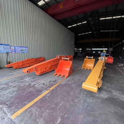 Q355B Gemalte Bagger Gleitarm mit 12M Länge 0,5cbm Eimer Kapazität Gleitförderweg