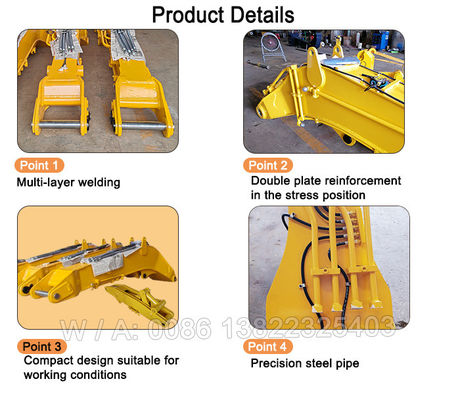 Katze Hitachi Komatsu Bagger Tunnel Boom Bagger Verkürzung Arm Bagger Verkürzung Boom Arm Bagger Boom und Arm Bagger Boom Arm Kurzstrecken Boom
