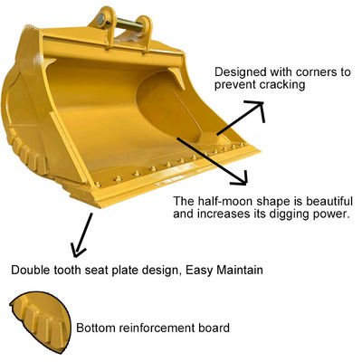 Längere Lebensdauer Katze Komatsu Hitachi Bagger Schlammbügel