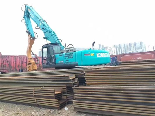 Hocheffizienter Bagger ZX520 Pfahlarm Q355B/Q690D städtischer Sanshui Umleitung Eisenbahnbrücke Projekt öffnet sich unter einem Winkel von 160 Grad