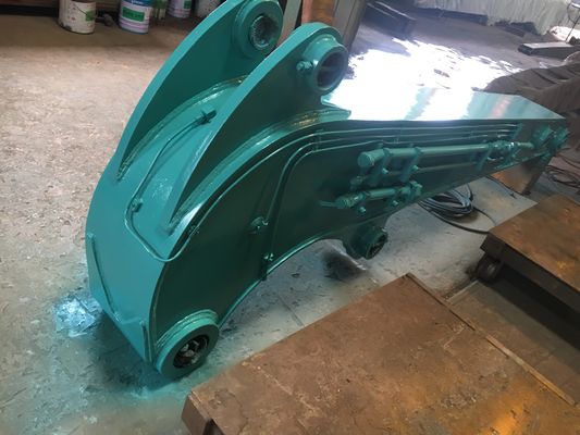Hocheffizienter Bagger ZX520 Pfahlarm Q355B/Q690D städtischer Sanshui Umleitung Eisenbahnbrücke Projekt öffnet sich unter einem Winkel von 160 Grad
