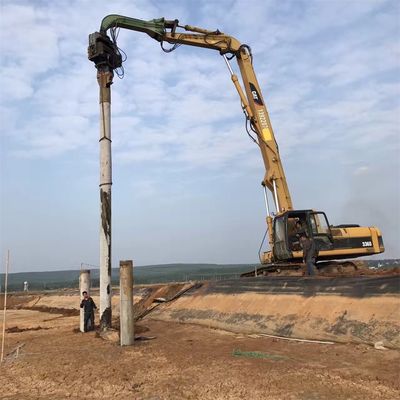 Pile Driving und Pile Pulling Bagger Pile Driving Arm CAT340 angepasst mit Pile Driver