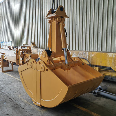 Bagger mit dreiseitigem Teleskoparm mit Klammschalenbehälter für Liugong939 20m große Grableistung