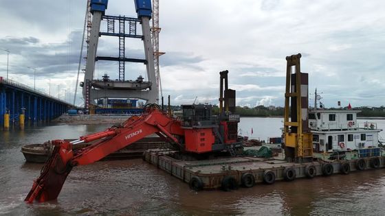 Langarm Baggerarm mit Eimer und Zylinder für  KOBELCO Hitachi