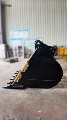 High-Capacity Excavator Rock Sorting Bucket with Mesh for Material Separation