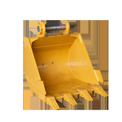 Gelber Bagger Rock Bucket Q355B 0,8 CBM für CAT320 ZX200 DX200 SY205C