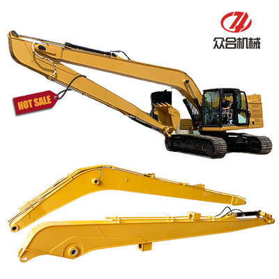 Custom Langstreckenbagger Reichweite, OEM ODM 8-30 Meter erweiterter Boom Arm für CAT Hitachi 6-120 Tonnen Bagger Langarm