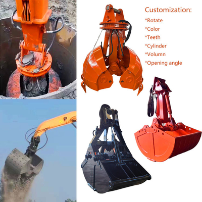 Heiß Gelb/Grau/Etc Komatsu Dauerhafte Muschelschalen Eimer Minibagger Eimer für Bagger Sieb Eimer Rake Eimer