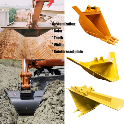 Schnelles mit einem Graben umgebender Eimer der Lieferungs-V für Bagger, dauerhafter trapezoider v-Grabenlöffel