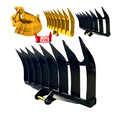 Q355B-Schaber-Bagger Rake Bucket, NM400 bürsten Rührstange für Bagger PC360 ZX300 CAT330