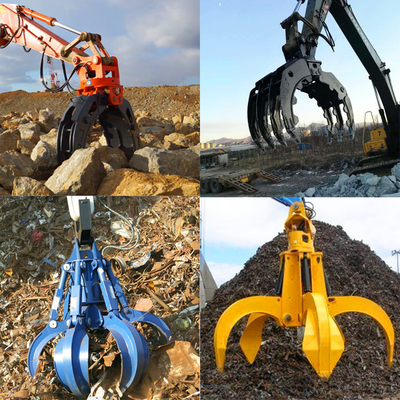 Stein Mini Excavator Rock Grab, CER prüfte Sumitomo-Bagger Orange Peel Grapple
