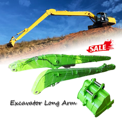 15M-18M Optional Excavator Long Reichweiten-Boom, Bagger Long Boom CAT320D PC130