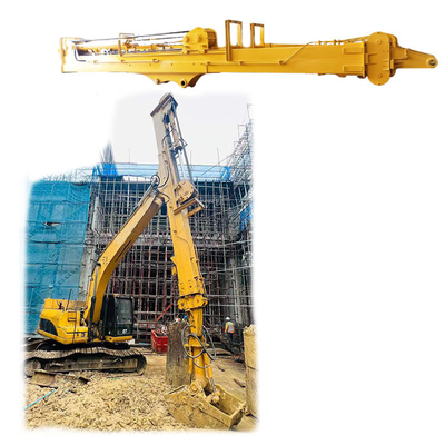 Hochwirksamer Bagger Teleskop-Boom Langstrecken-Boom-Bugger zum tieferen Graben Teleskop-Boom-Bugger Klammschal