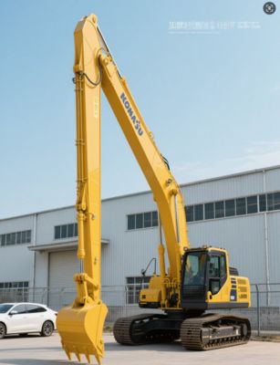 Direktverkauf des Herstellers Bagger-Long-Reach-Ausleger, Komatsu Bagger Löffelarm, Q355B Q690D Hochwertiger Long-Reach-Arm-Bagger