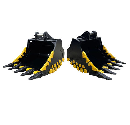 Hohe Kapazität und starke Festigkeit Bagger Stein Eimer Schwerlast Stein Eimer Stein Eimer für Erdbewegungsmaschinen